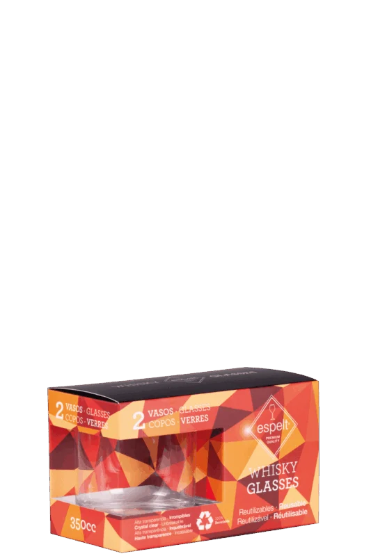 Pack 2 vasos whisky