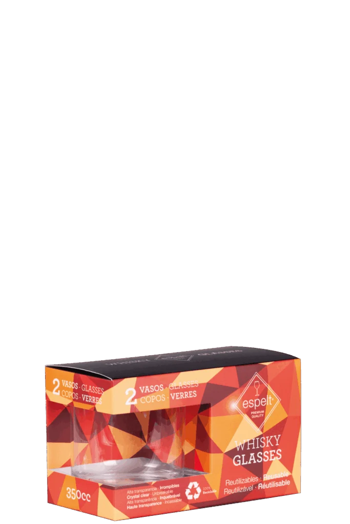 Pack 2 vasos whisky