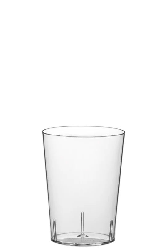 Vaso media pinta bajo