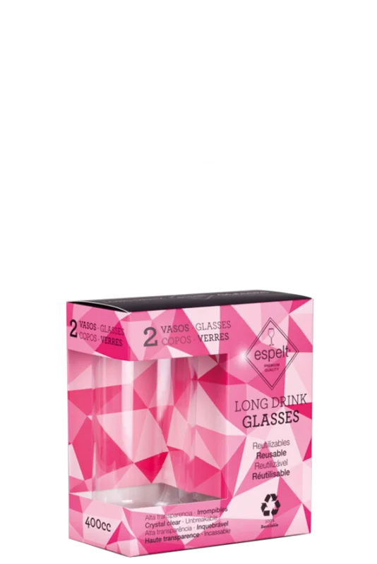 Pack 2 vasos long drink