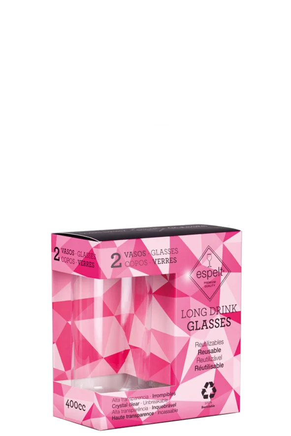 Pack 2 vasos long drink