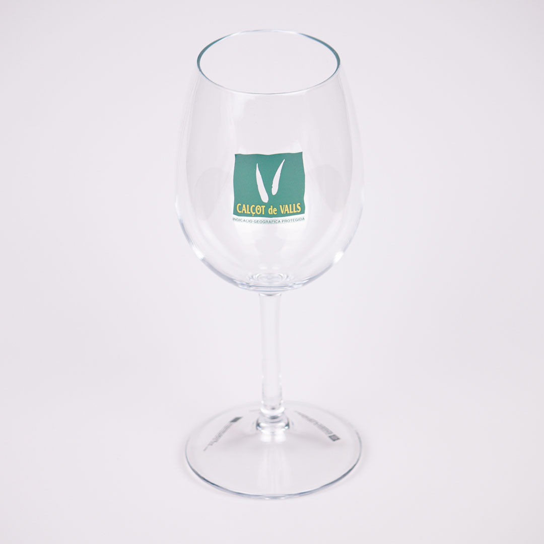Copa Vinoagua Tritan con serigrafía Calçot de Valls IGP en cáliz